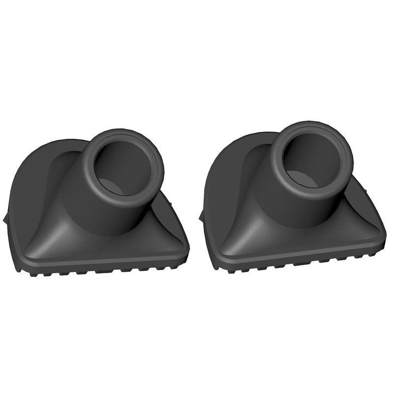 2X Golf Bag Stand Replacement Feet Accessories Rubber Feet Golf Bag Stand Black
