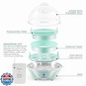 Elite Gourmet Easy Electric 7 Egg Capacity Soft, Medium, Hard-Boiled Cooker Poacher, Scrambled, Omelet Maker with Auto Shut-Off and Buzzer, BPA Free