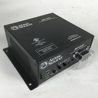 Atlas Sound AM1200 Low-Profile Self-Contained Sound Masking System - New Open