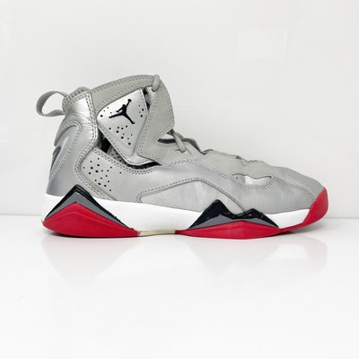

Баскетбольные кроссовки Nike Girls Air Jordan True Flight 342774-019 Silver 5Y, Серебряный, Air Jordan True Flight