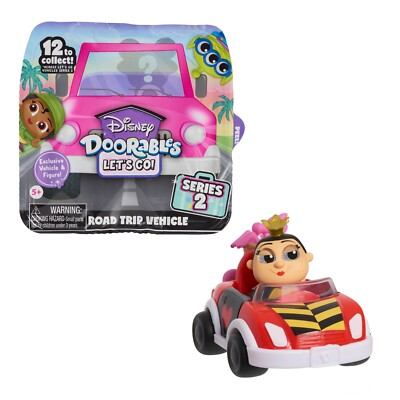 Disney DOORABLES Let s Go Road Trip vehicle Queen of Hearts SERIES 2 Sealed