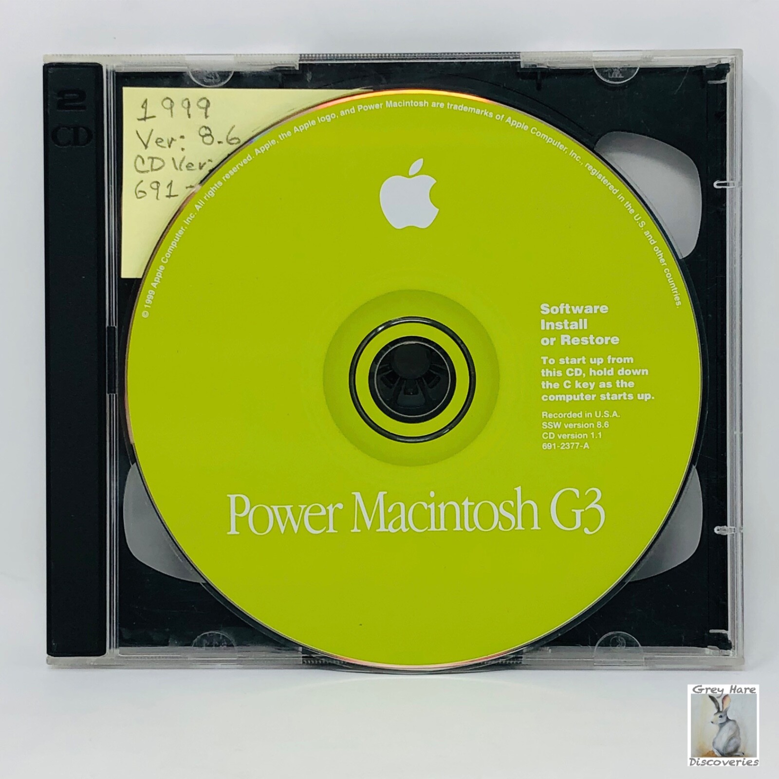 1999 Apple Power Macintosh G3 CD *OS 8.6 *v1.1 *#691-2377-A | eBay