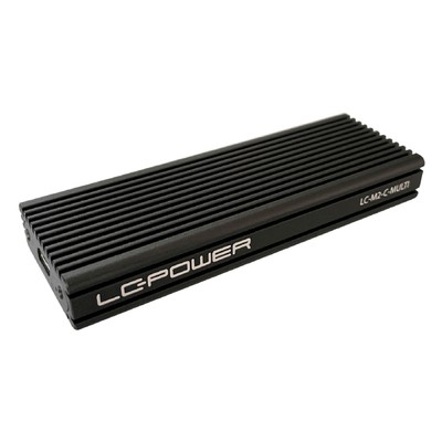 LC-Power SSD-Gehäuse LC-M2-C-MULTI - M.2 (NVMe & SATA)
