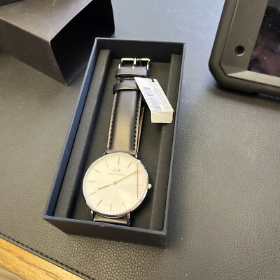daniel wellington mens watch dw00100001 rose gold 41mm white dial nato strap 204248748711