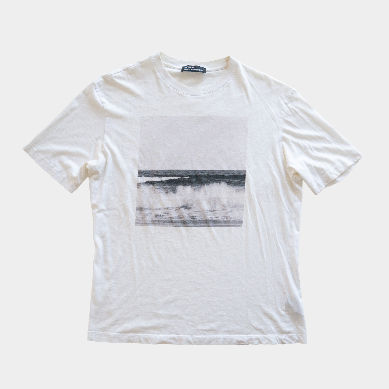 Raf Simons Robert Mapplethorpe Waves Oversized T-Shirt White Raf Simons Robert Mapplethorpe Waves Oversized T-Shirt White