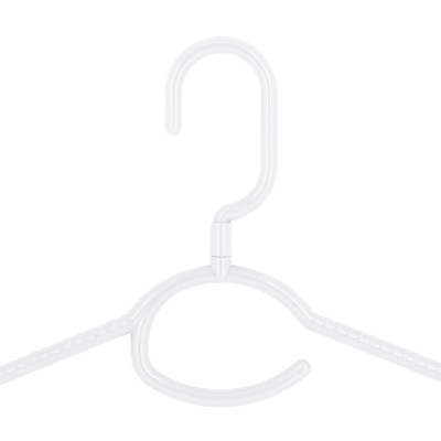 Woolite Swivel Neck Hangers 5 Pack in White