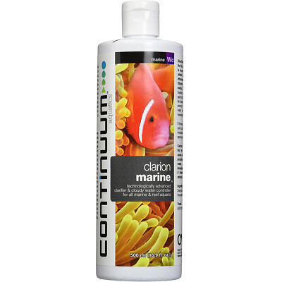 Continuum Clarion Marine 500mL Water Clarifier for Saltwater and Reef Aquariums