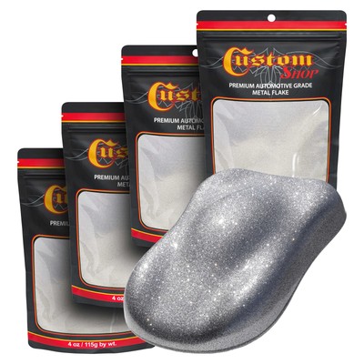 Custom Shop - Chrome Silver - 1-Pound Medium Flake .008 Micron Size
