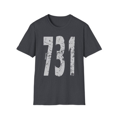 TENNESSEE WEST 731 Area Code Jackson/Dyersburg/Martin/Union City Softstyle Tee