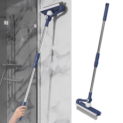 2024Handheld Multifunctional Brush Bathroom Floor Cleaning Brush Wall Cleaning