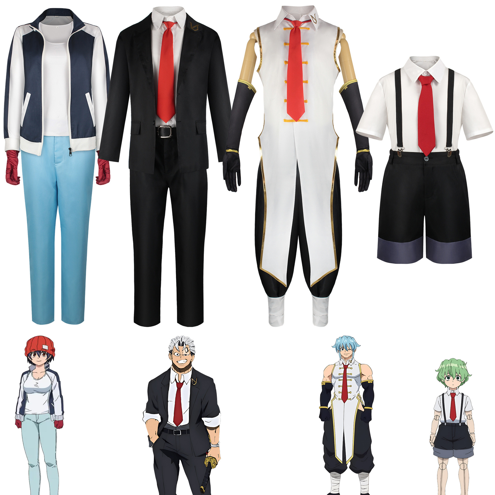 Cosplay Undead Unluck Fuko Izumo Andy Shen Costumes Halloween