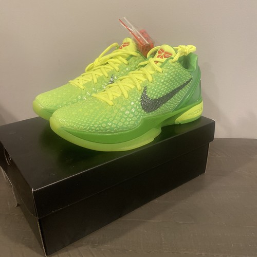 Pre-owned Kobe Vi Protro “grinch” (cw2190-300) Size 10m In Green