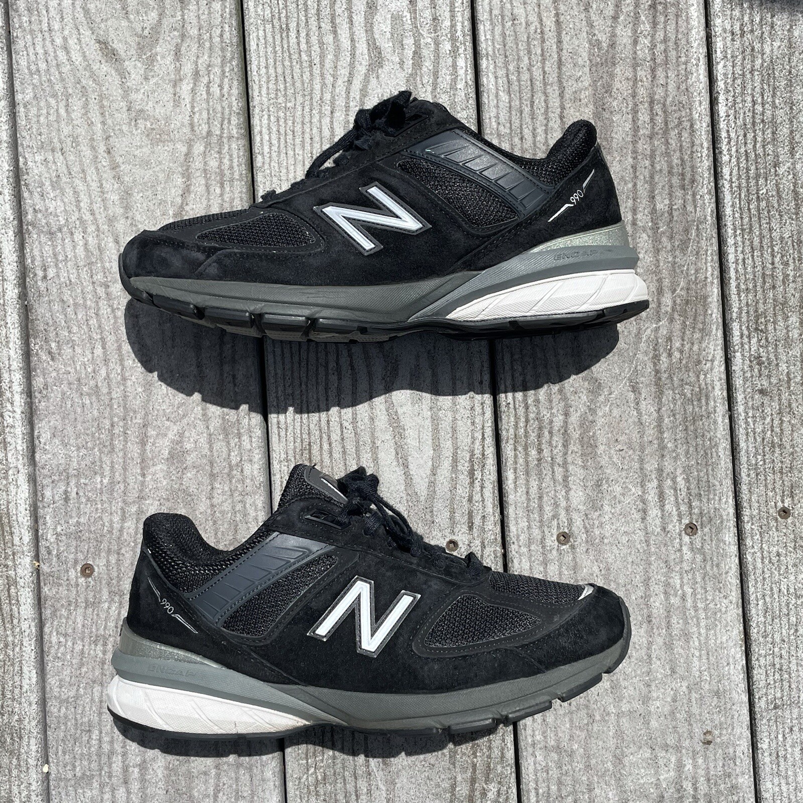 New Balance Womens W990bk5 Black Running Shoes Size 9.5 Mens size 8 (Wide)  : купить с доставкой из США, цена 6 745 руб - (203940446759)