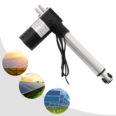 6'' Linear Actuator DC Motor 152mm Stroke Loading 3000N Double Clutch Control