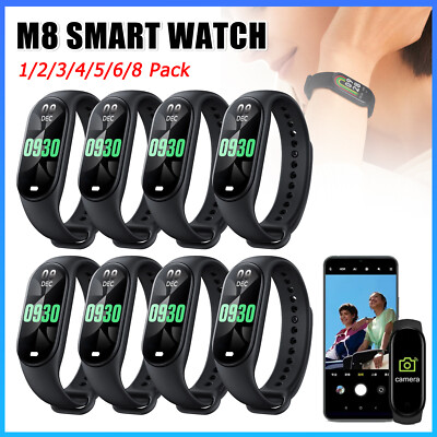 Lot of M8 Smart Bracelet Smart Watch Wristband Blood Pressure Fitness Heart Rate