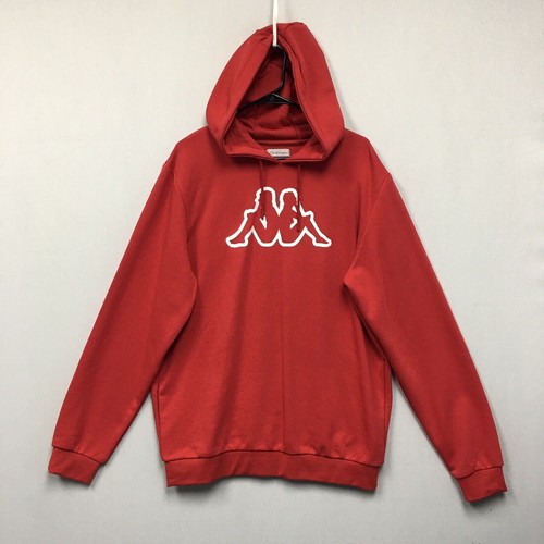 

Толстовка Kappa Logo Zaiver (мужской размер ) Красный спортивный пуловер Толстовка