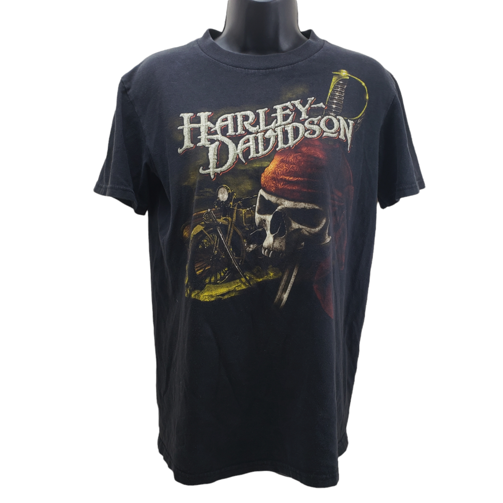 VF Imagewear Harley Davidson T Shirt Small Black Las Vegas