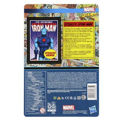Marvel Hasbro Legends Series 3.75-inch Retro 375 Collection Stealth Suit Iron...