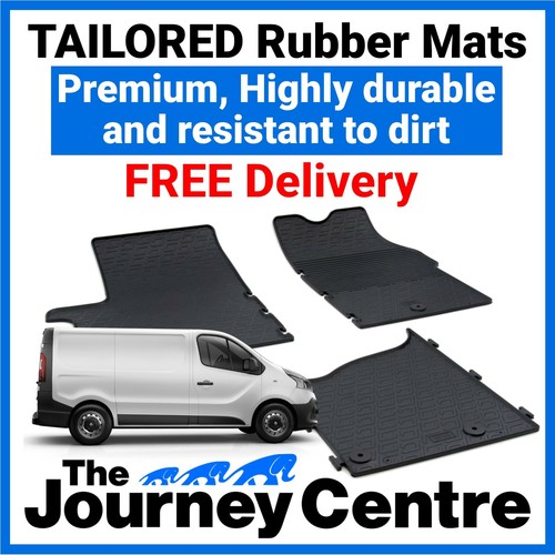 Vauxhall Vivaro 20142018 Tailored Front Rubber Floor Mats Premium