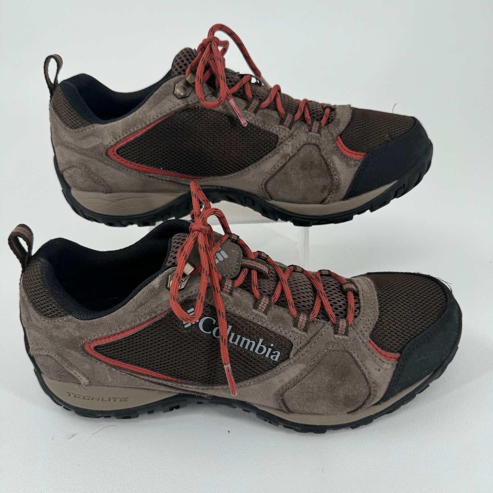 Columbia Access Point II MENS Brown Lace Up Waterproof Hiking Shoes SIZE  9.5 | eBay
