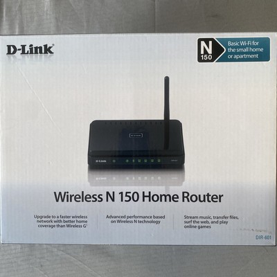 D-Link N150 Home 150 Mbps 4-Port 10/100 Wireless N Router (DIR-601)