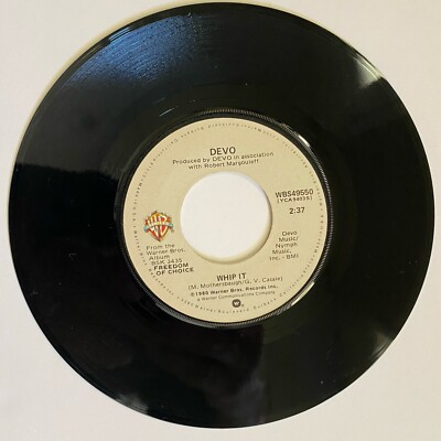 Devo - Whip it/Turn Around - Warner Bros. WBS49550 - 1980 EX!