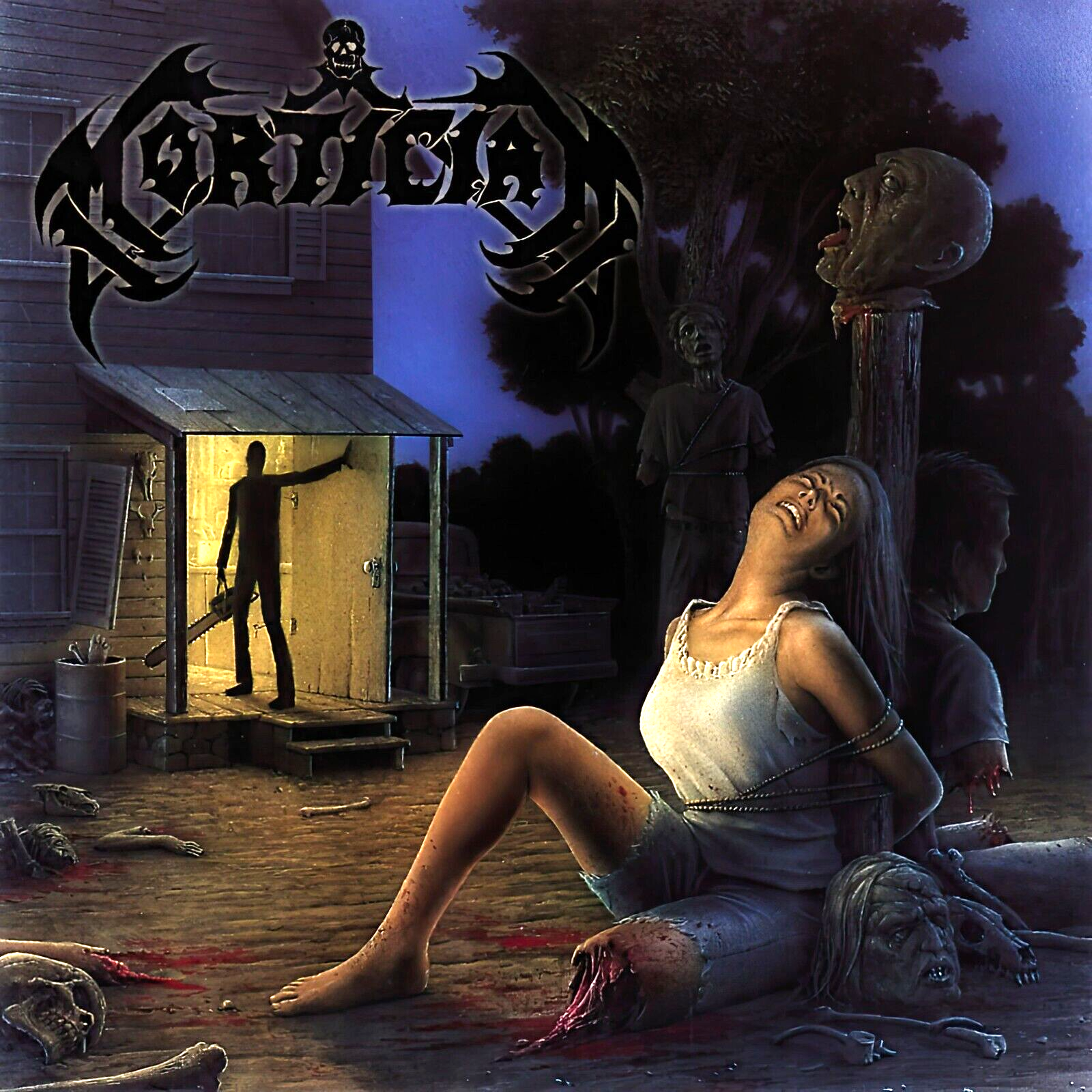 Mortician Chainsaw Dismemberment 12x12 Album Cover Replica