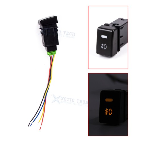 OE Fit 4-Pole 12V Push Button Switch w/LED Indicator Lights