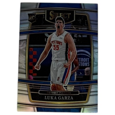 Luka Garza 2021-22 Panini Select #22 Silver Prizms RC Detroit Pistons