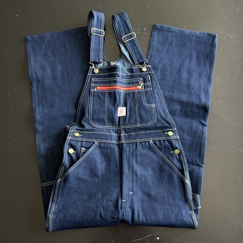 NWT Pointer Brand Overalls Men's 30x30 Denim Bibs USA LC