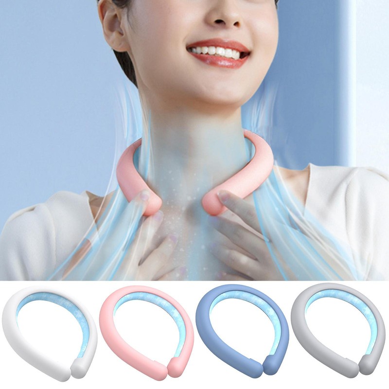 Tube Wearable Cooling Neck Wraps Hands Free Cold Gel Ice Pac
