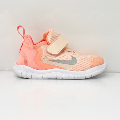 

Nike Girls Free RN 2018 AH3456-800 Оранжевые кроссовки кроссовки размер 8C, Оранжевый, Free RN 2018