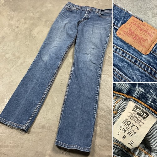 Vintage Levis 507 Jeans Made in USA Super Low Slim Fit 90s Vintage Levis 507 Jeans Made in USA Super Low Slim Fit 90s