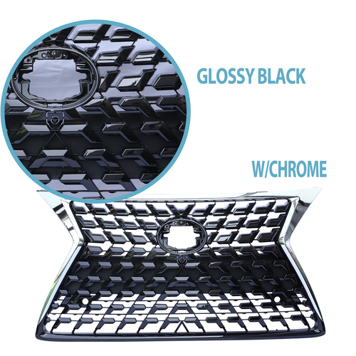 For 2014 2015 2016 2017-2022 LEXUS GX460 Front  Grille Luxury Grill Style Chrome