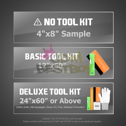 PPF Paint Protection Film ECO Gloss Clear Invisible Scratches Shield 7.5mil Bra