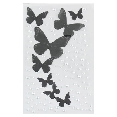 Self-adhesive Butterfly Stickers Photo Studio Makeup Sticker Face Festive Party
