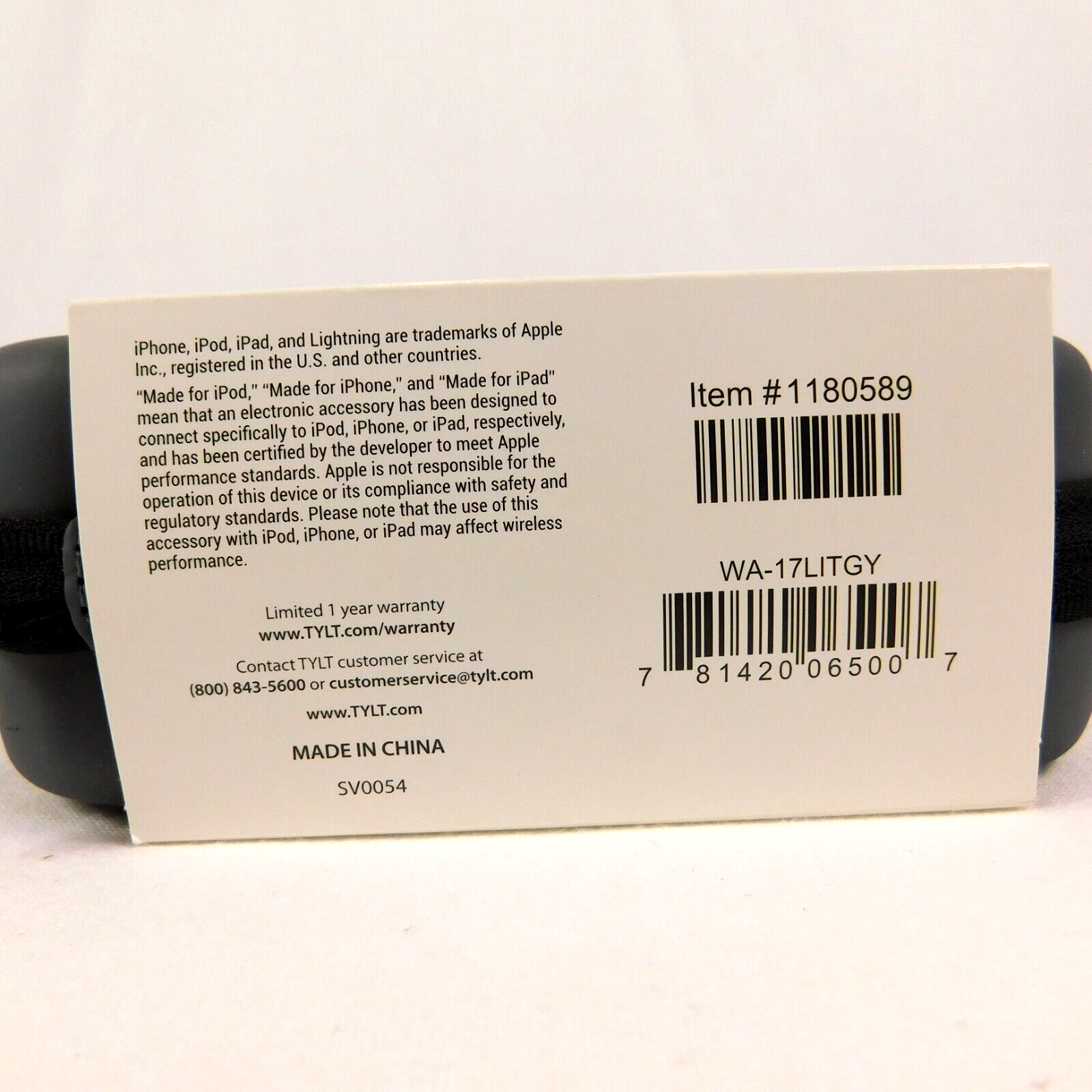 TYLT Power Essentials Accessory Kit Battery Chargers Lighting Cable Micro USB