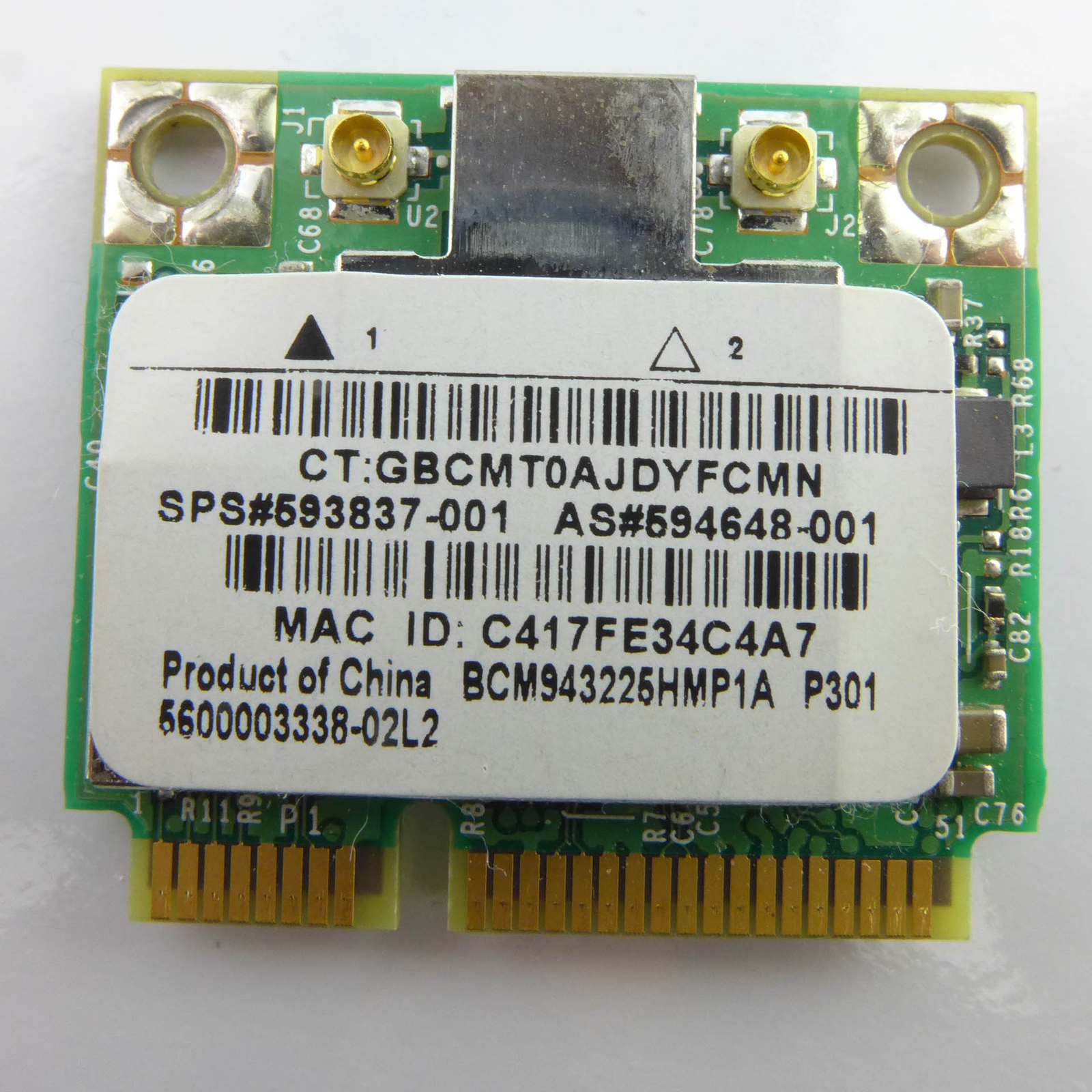 ORIGINAL Broadcom BCM943225HMP1A Mini PCI Express Wlan Modul b/g/n WIFI ✅