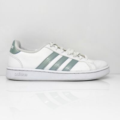 

Adidas Womens Grand Court EE8175 Белые повседневные кроссовки, размер 9, Белый, Grand Court