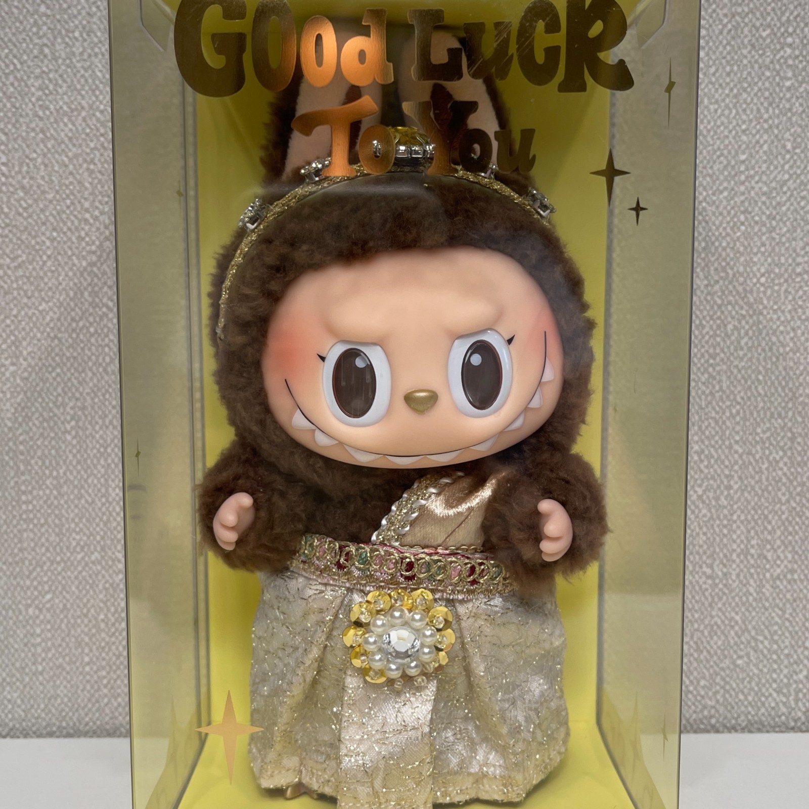 Labubu The Monsters Good Luck To You Vinyl Plush Keychain