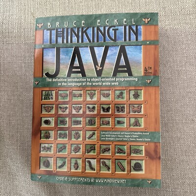 Thinking in Java (Paperback or Softback) 4th Edition New