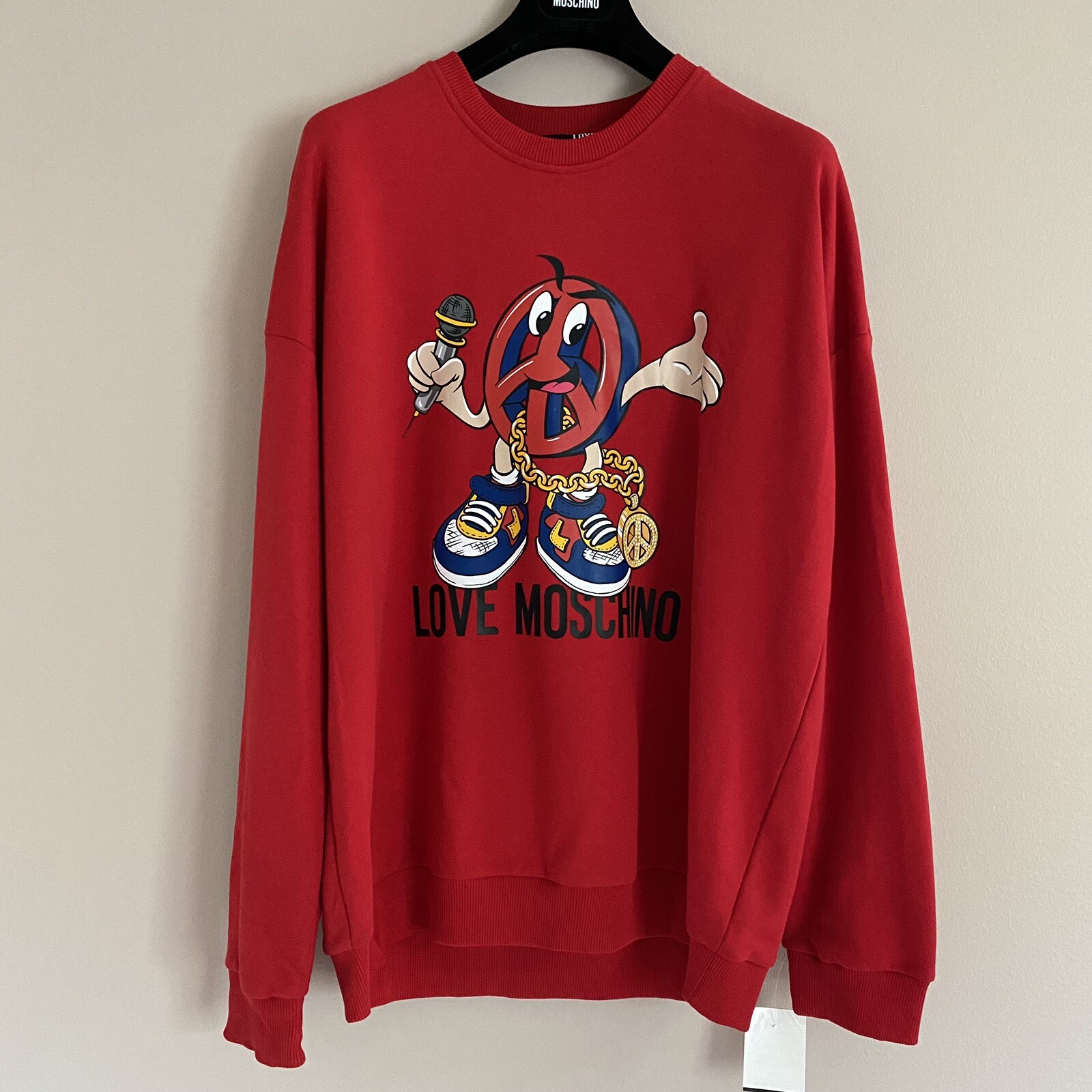 men's moschino sweatshirt
