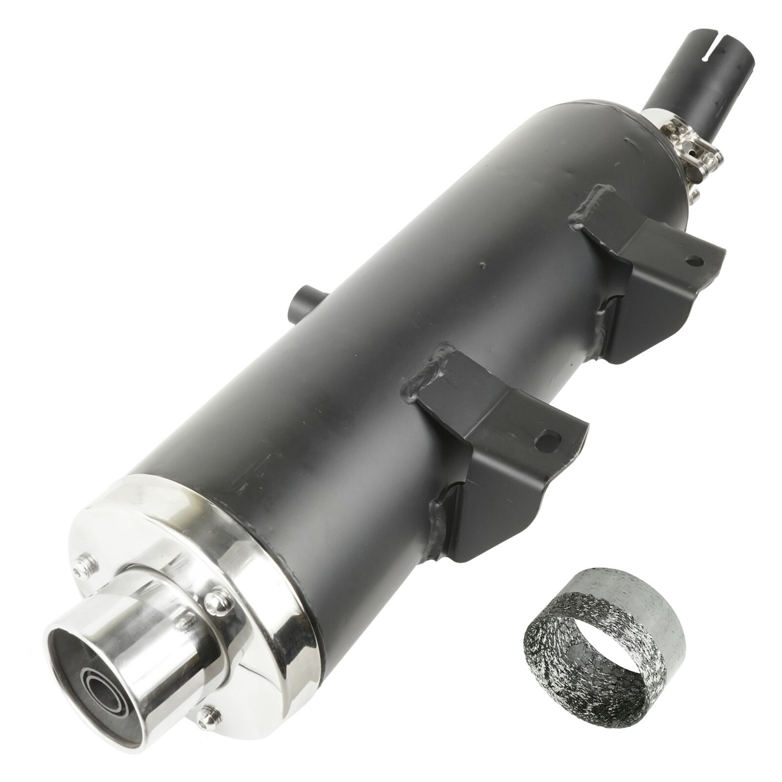 Exhaust Muffler W/ Spark Arrester For Yamaha Raptor 660r Yfm660r 4x4