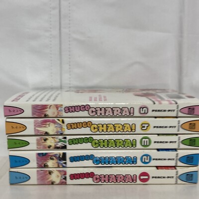 SHUGO CHARA Manga Volumes #1-5 By Peach Pit- English