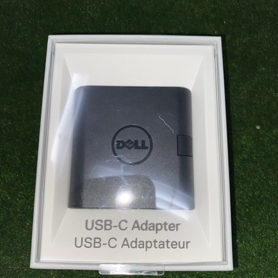 Dell DA200 USB-C to HDMI/VGA/Ethernet/USB 3.0 Adapter - Black (470-ABRY)