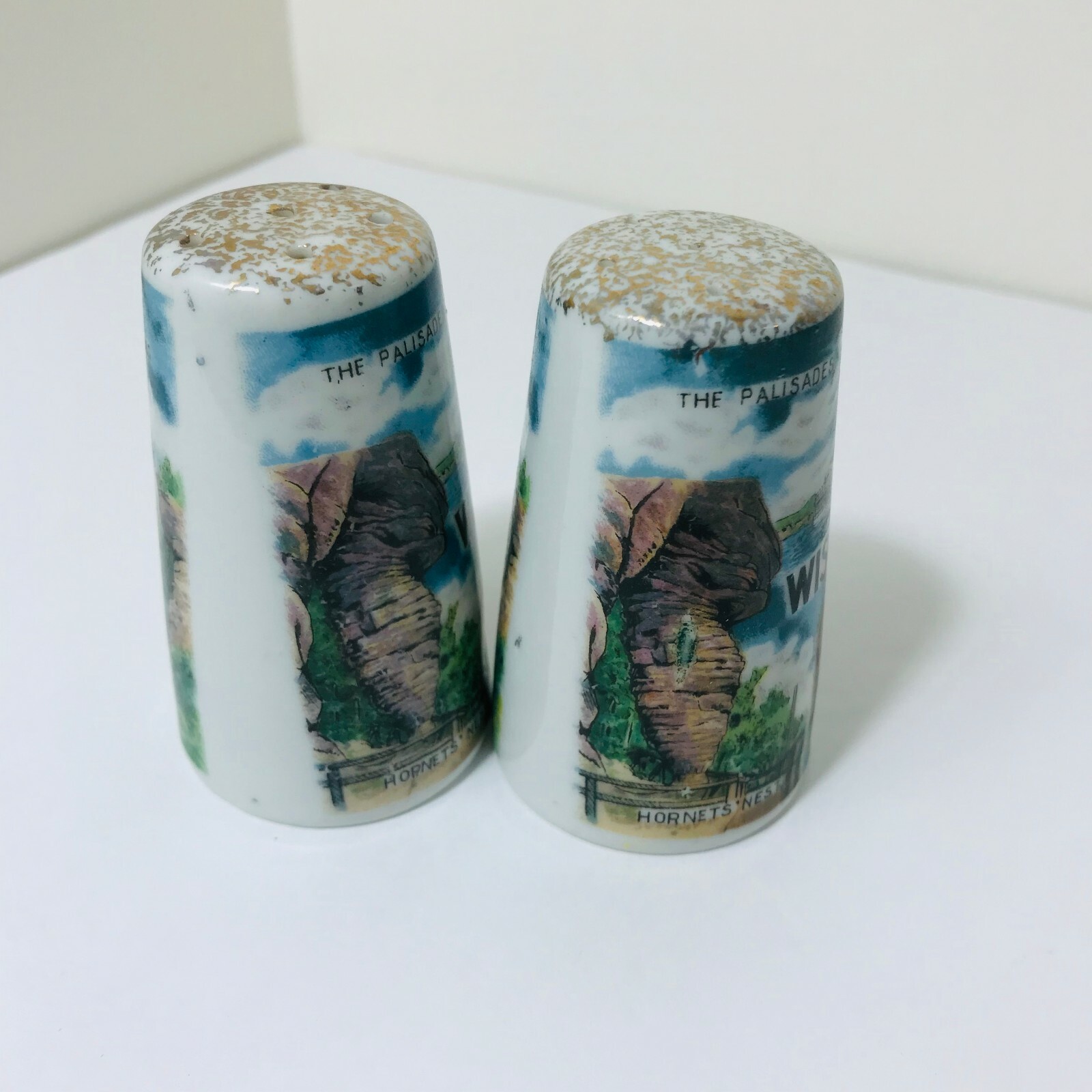 Купить Соль и перец шейкеры Vintage Wisconsin Dells Salt & Pepper Shakers Jaws of the Dell Japan