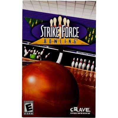 (Manual Only) Strike Force Bowling - Sony Playstation 2 Excellent Original