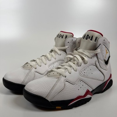 Jordan 7 Retro Cardinal 2022 White Black Red Chutney CU9307-106 Mens 11
