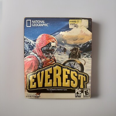 National Geographic: Everest, The Ultimate Strategy Game PC CD-ROM Game New
