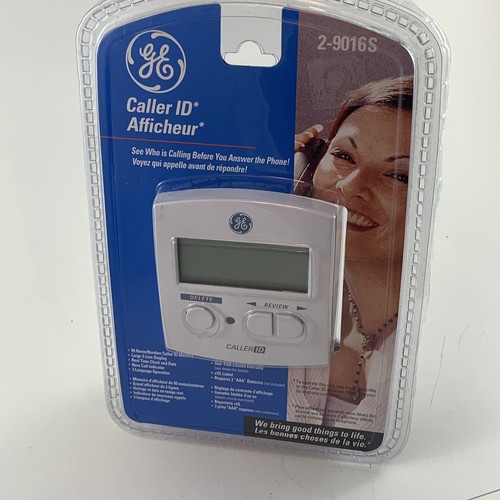 GENERAL ELECTRIC GE 2-9016SG WHITE 99 NAME / NUMBER CALLER ID - NEW IN PACKAGE